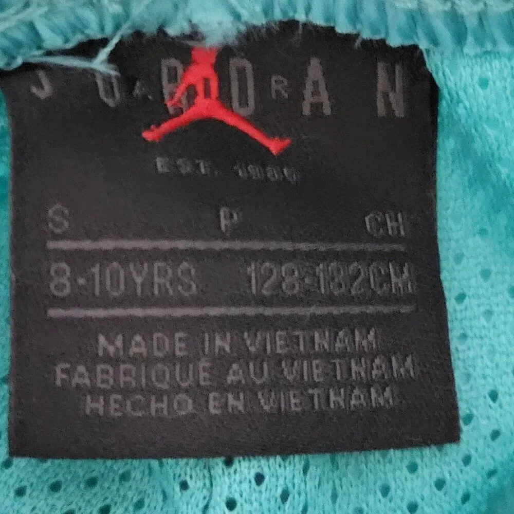 Jordan Poolside Swim Shorts Trunks Boys Size Small (8-9)‎ Woven Diamond 8-10 Yrs